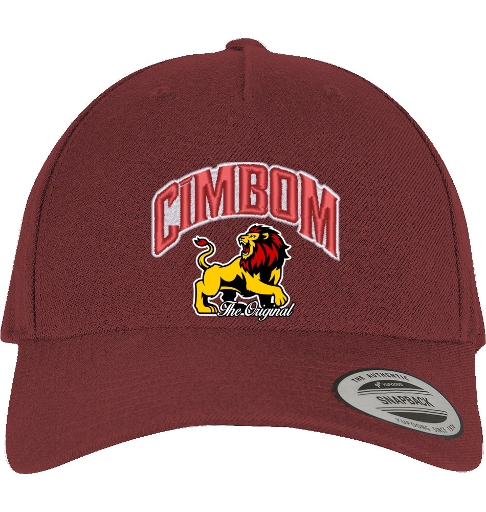 CIMBOM Snapback Cap Maroon Vorderansicht