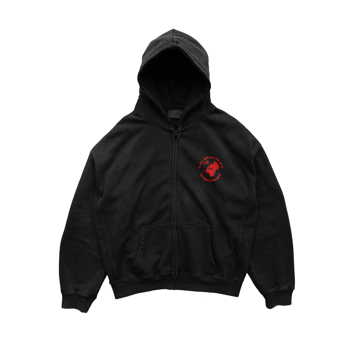 GS Worldwide Oversized Zipper Hoodie