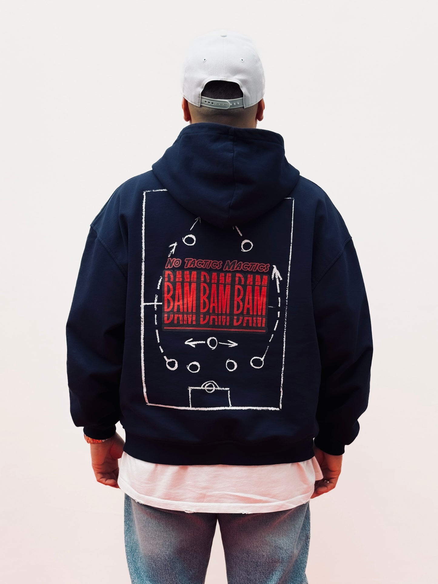 Bam Bam Bam Oversized Zipper Hoodie