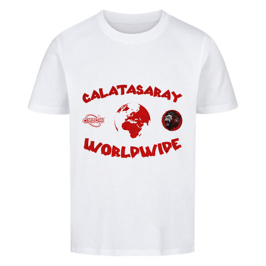 GS Worldwide Premium Organic Kids Shirt Weiß Vorderansicht