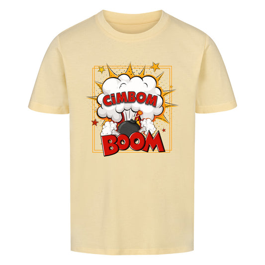 Cimbomboom Premium Organic Shirt Kids Butter Vorderansicht